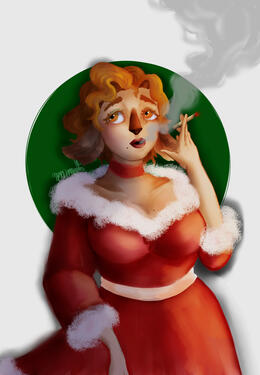 Festive smoke